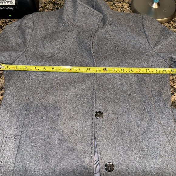 Via Spiga gray/black trench coat. Size 6 - Picture 7 of 7